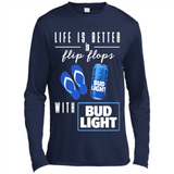 LIFE IS BETTER IN FLIP FLOPS WITH BUD LIGHT