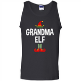 Grandma Elf Shirt -Family Matching Christmas Pajamas - Tank Top