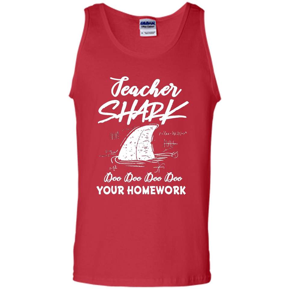 Teacher Shark Doo Doo Doo Your Homework Shirt Ladies' Boyfriend