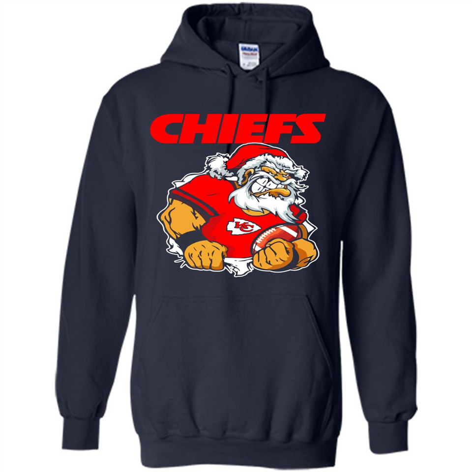 Grumpy Santa Claus Kansas City Chiefs Football Team PINGPONG