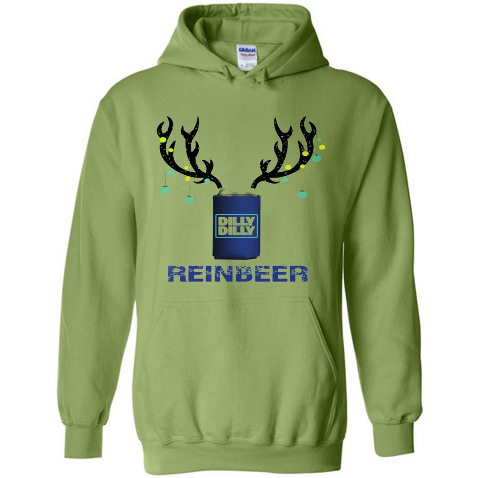 Dilly Dilly Reinbeer Funny Beer Reindeer Christmas Sporty - Hoodie