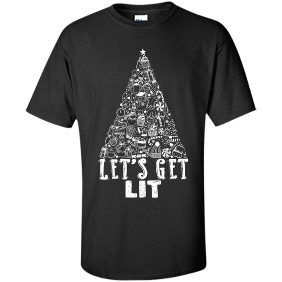 Let's Get Lit - Funny Christmas Tree