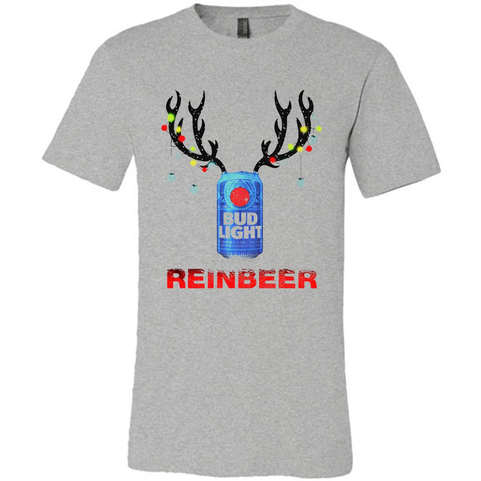 Bud light reinbeer Christmas - Canvas Unisex T-Shirt