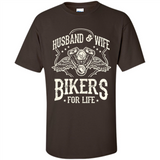 Husband & Wife Biker For Life Couple