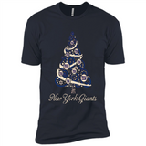New York Giants NFL Football Team Logo Christmas Tree T-Shirt - Premium Short Sleeve T-Shirt