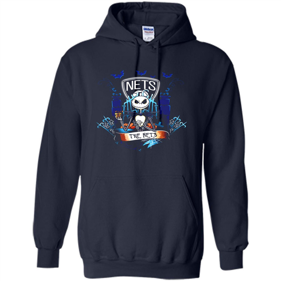 Brooklyn Nets Halloween The Nightmare Before Christmas - Hoodie