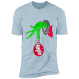 GRINCH HAND HOLDING CHICAGO WHITE SOX GLITTER CHRISTMAS PINGPONG