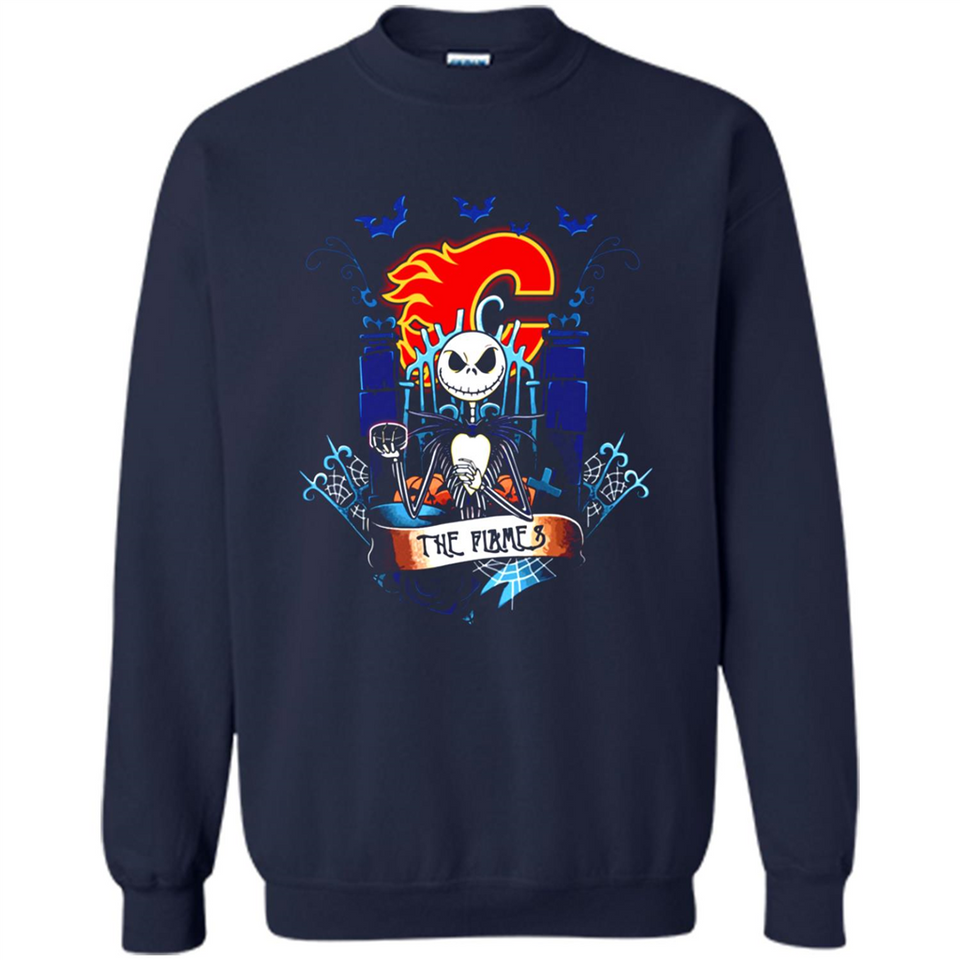 Calgary Flames Halloween The Nightmare Before Christmas - Sweatshirt