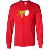 Funny Grinch Hand Holding Electrician Ornament Christmas PING PONG