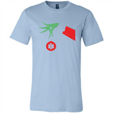 Funny Grinch Hand holding Doctor ornament Christmas Sporty T-Shirt - Canvas Unisex T-Shirt