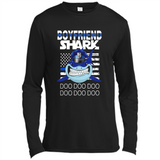 Police boyfriend Shark Blue Line Tee