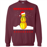 Basketball Santa Funny Christmas - Sweatshirt