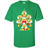 Tea Christmas Tree T-shirt Funny Tea Xmas Gift