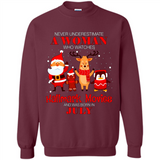 Never Underestimate A July Woman Watches Hallmark Movies Sweatshirt PINGPONG