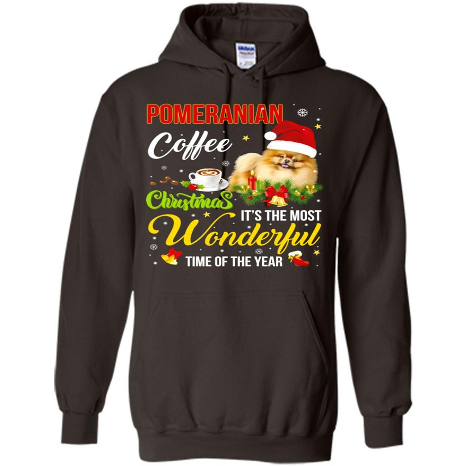 Pomeranian Coffee Wonderful Christmas