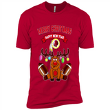 Washington Redskins NFL Reindeer Funny Merry Christmas And Happy New Year