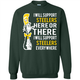 Shirt For Dr Seuss Cat And Pittsburgh Steelers Fans - Sweatshirt