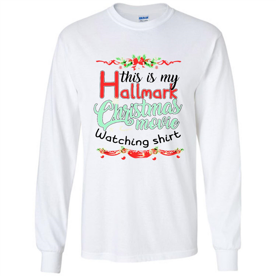 This My Movies Hallmark-Christmas Loves Is T-Shirt - Long Sleeve T-Shirt