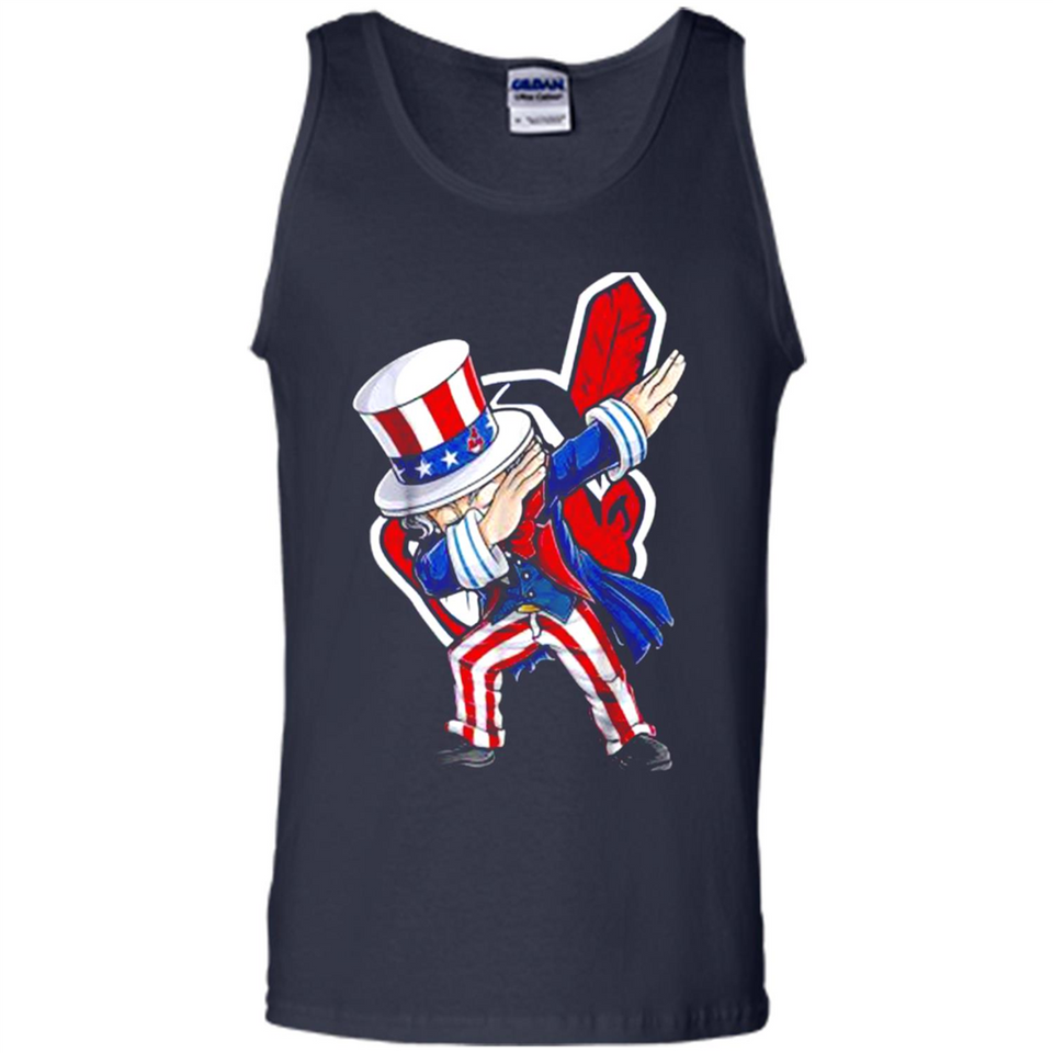 MLB CLEVELAND INDIANS UNCLE SAM DABBING INDEPENDENCE DAY