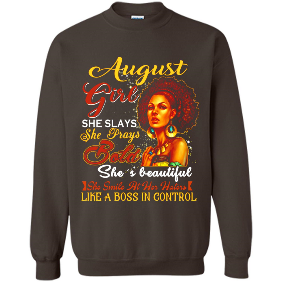 August Girl She Slays She Prays Beautiful Birthday PINGPONG