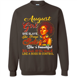 August Girl She Slays She Prays Beautiful Birthday PINGPONG