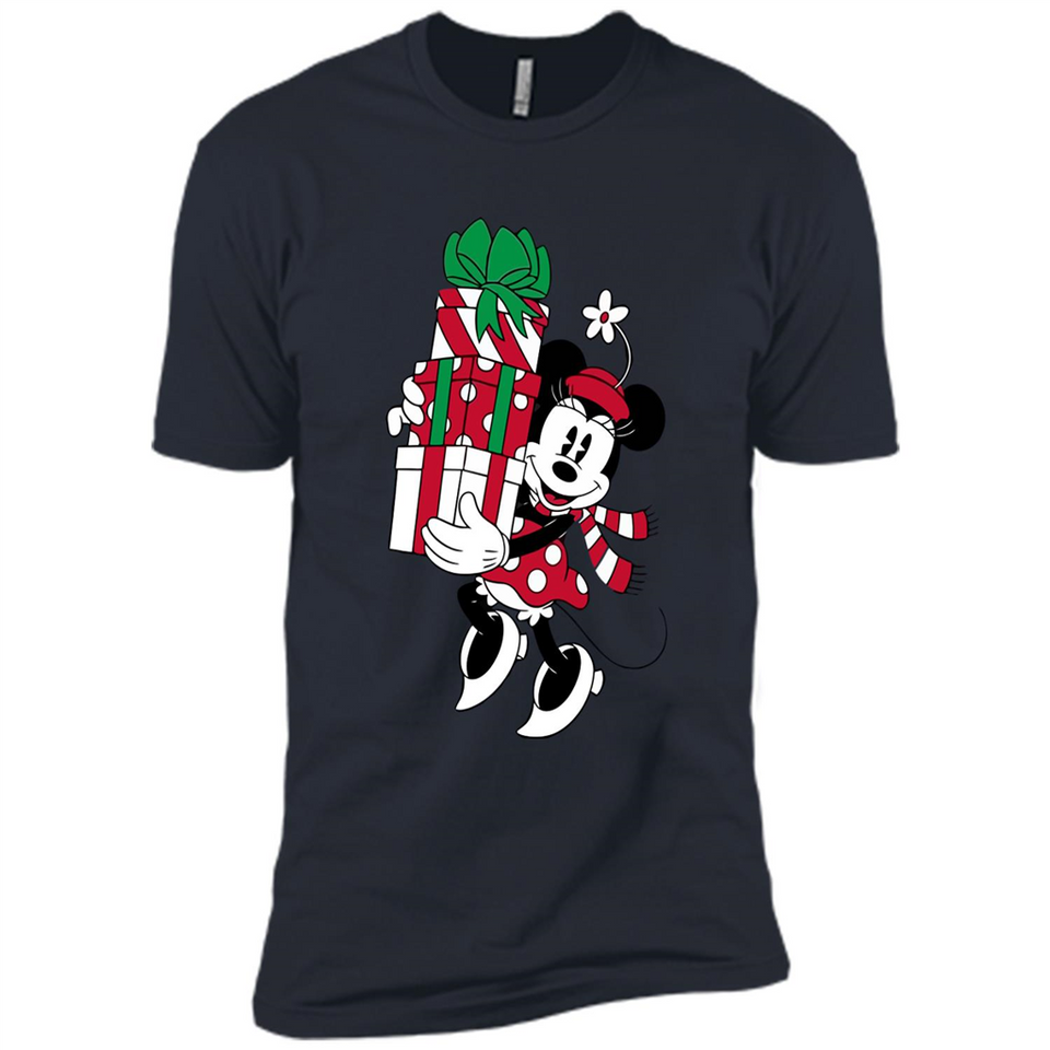 Disney Minnie Mouse Christmas Gift Sweatshirt - Premium Short Sleeve T-Shirt