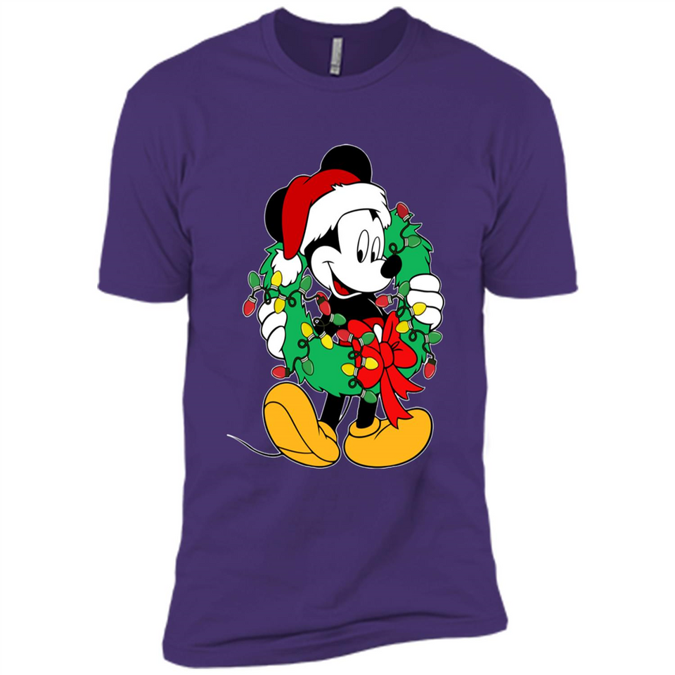 Mickey Mouse Merry Christmas Disney Sweatshirt - Premium Short Sleeve T-Shirt