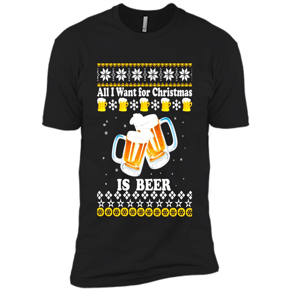 All I want for Christmas is Beer Sweater PINGPONG