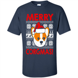 Funny Christmas Santa Corgi Dog Merry Corgmas - Shirt