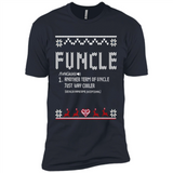 Mens Christmas Funcle Definition - Premium Short Sleeve T-Shirt