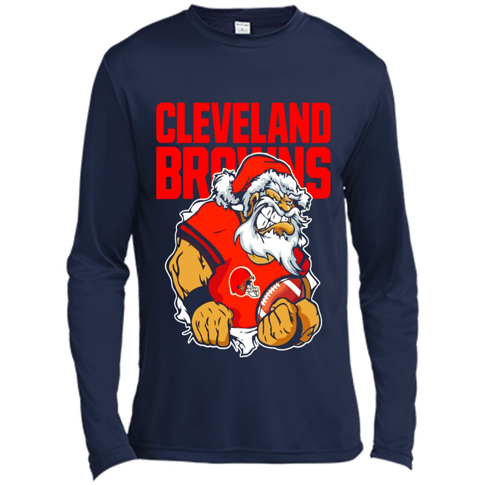 Grumpy Santa Claus Cleveland Browns Football Team PINGPONG