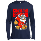 Grumpy Santa Claus Cleveland Browns Football Team PINGPONG