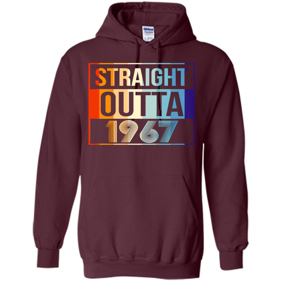 Retro Straight Outta 1967 51 Years Old - Hoodie