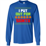 Cookies Out For Santa Christmas - Long Sleeve T-Shirt