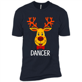 Dancer Santa Claus Funny Xmas Holiday T-Shirt - Premium Short Sleeve T-Shirt