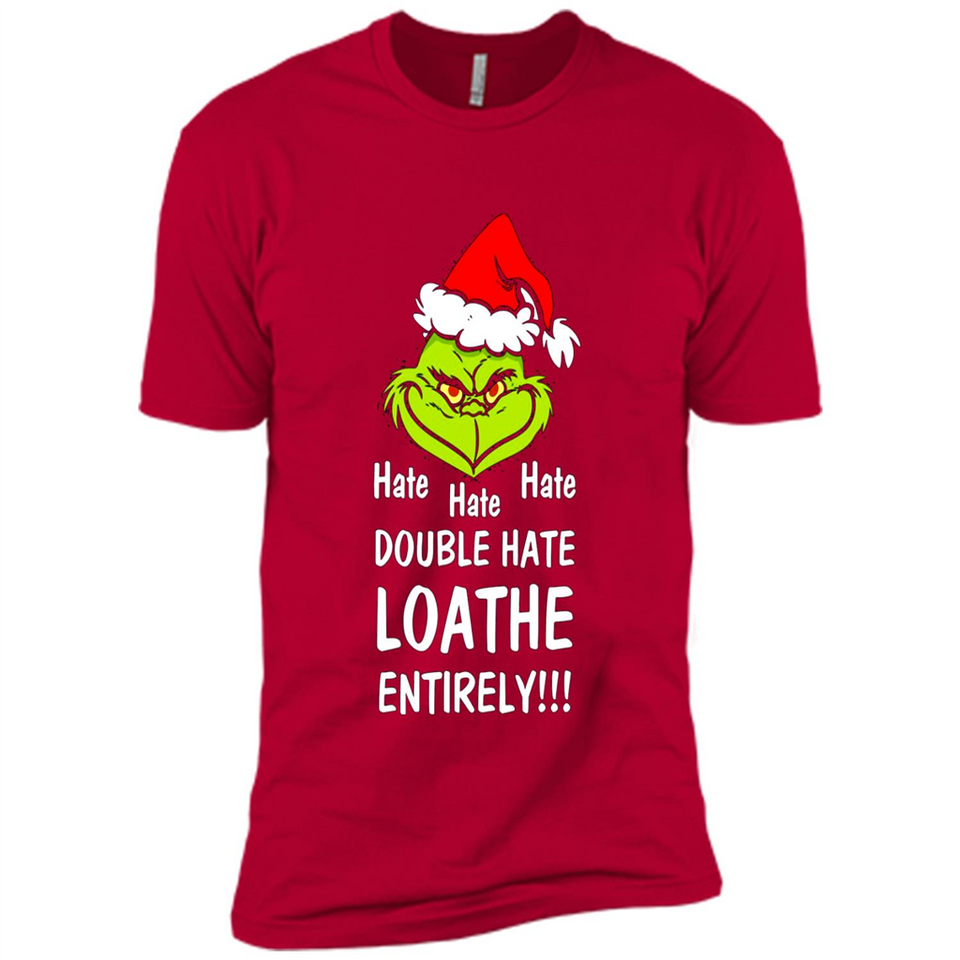Mr Grinch hate hate hate double hate loathe entirely sweater PINGPONG