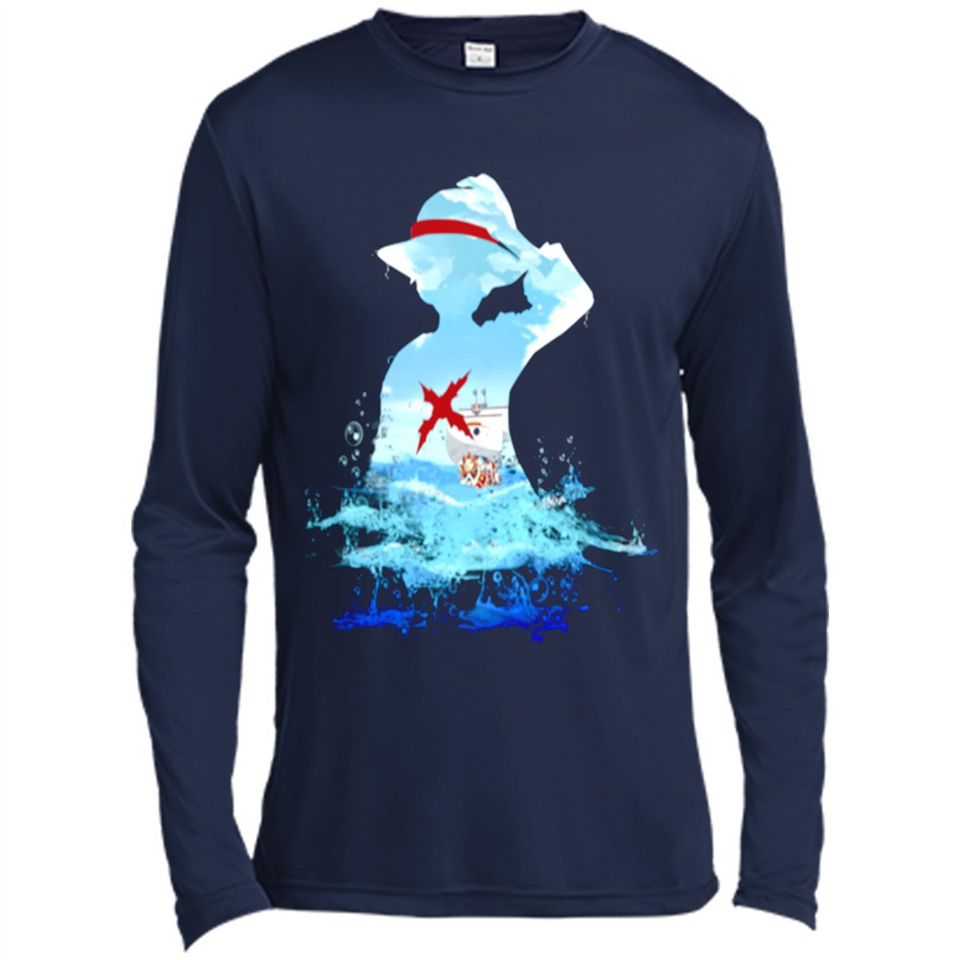 Luffy sea 2 - Canvas Long Sleeve T-Shirt