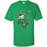 Cute Christmas Choloepus Sloth Santa Led Light Mug - Shirt
