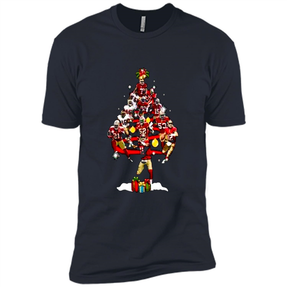 San Francisco 49ers Players Christmas Tree PINGPONG