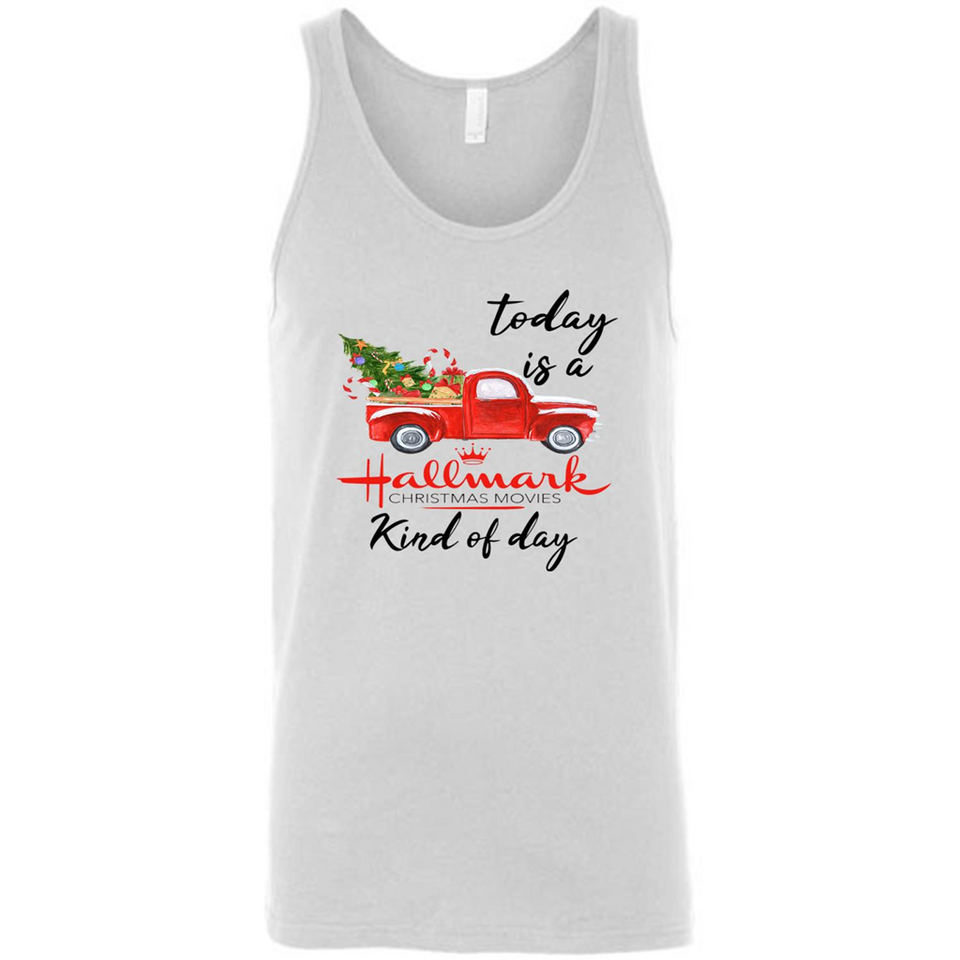Today is A Hallmark Christmas Movies Kind of Day Sweatshirt - Canvas Unisex Tank