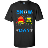 Snow Day Shirt For Green Bay Packers Vs Minion Fans pingpong