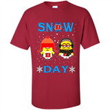 Snow Day Shirt For Cincinnati Bengals Vs Minion Fans pingpong