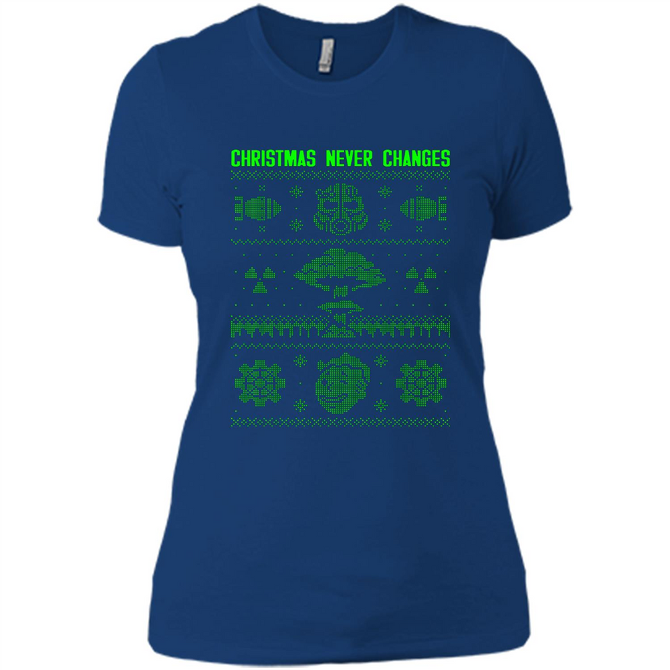 Christmas Ugly Sweater Christmas Never Changes Star Wars - Ladies' Boyfriend T-Shirt