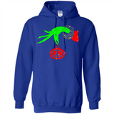 Christmas The Grinch Hand Holding Hippie Ornament - Hoodie