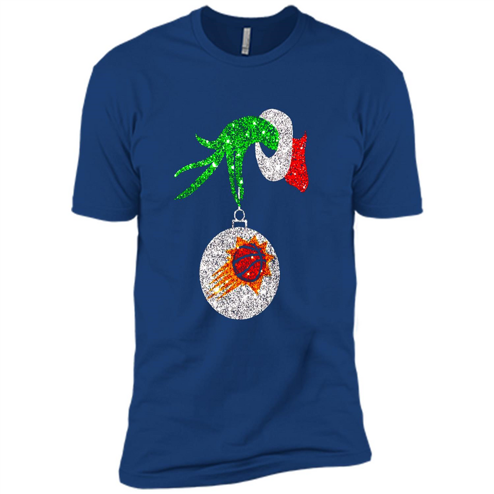 Amazing Phoenix Sun Glitter Grinch Monogram Ornament Christmas Gift - Premium Short Sleeve T-Shirt
