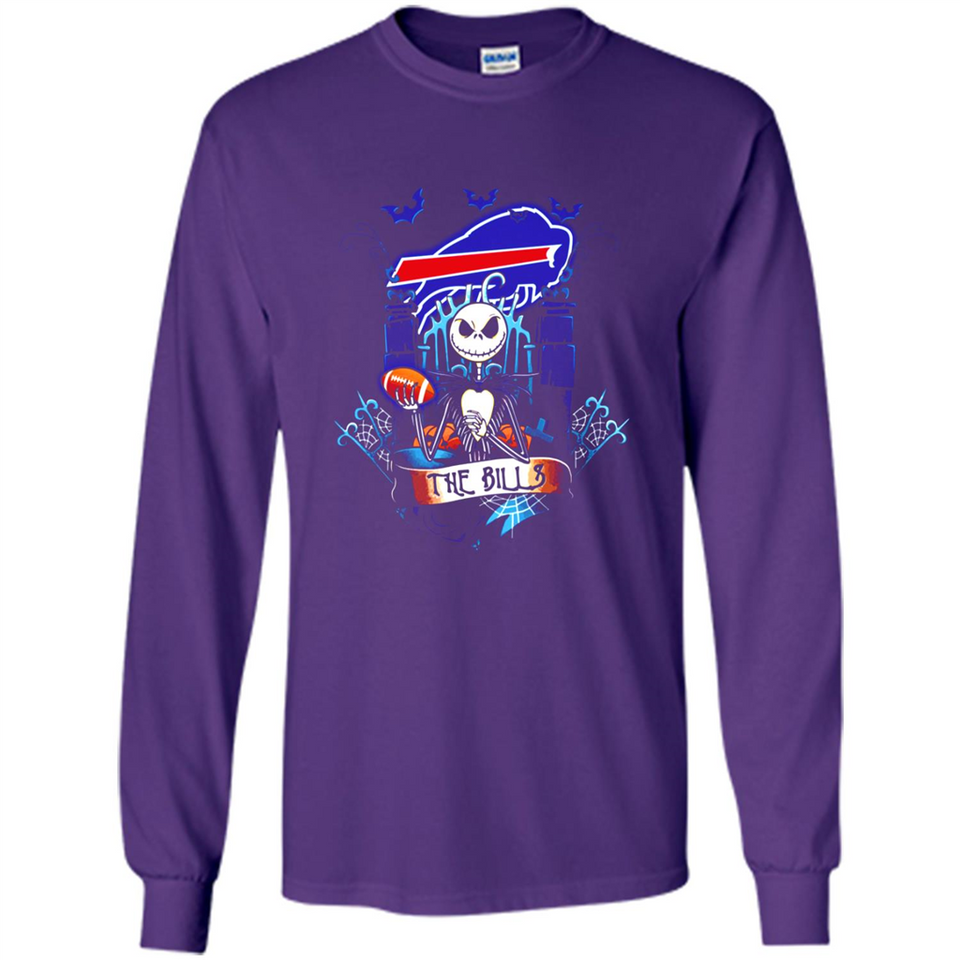 Buffalo Bills Halloween The Nightmare Before Christmas - Long Sleeve T-Shirt