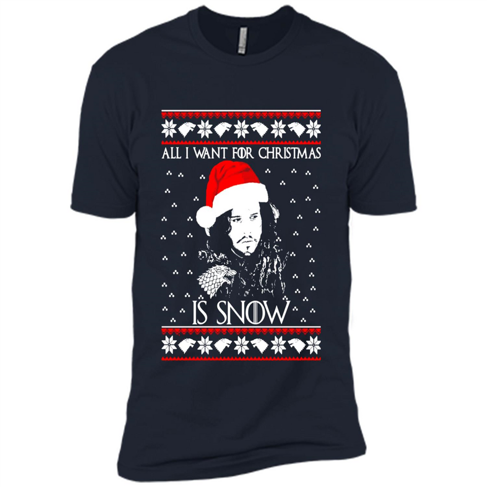 All I Want for Christmas is Snow ugly sweater PINGPONG