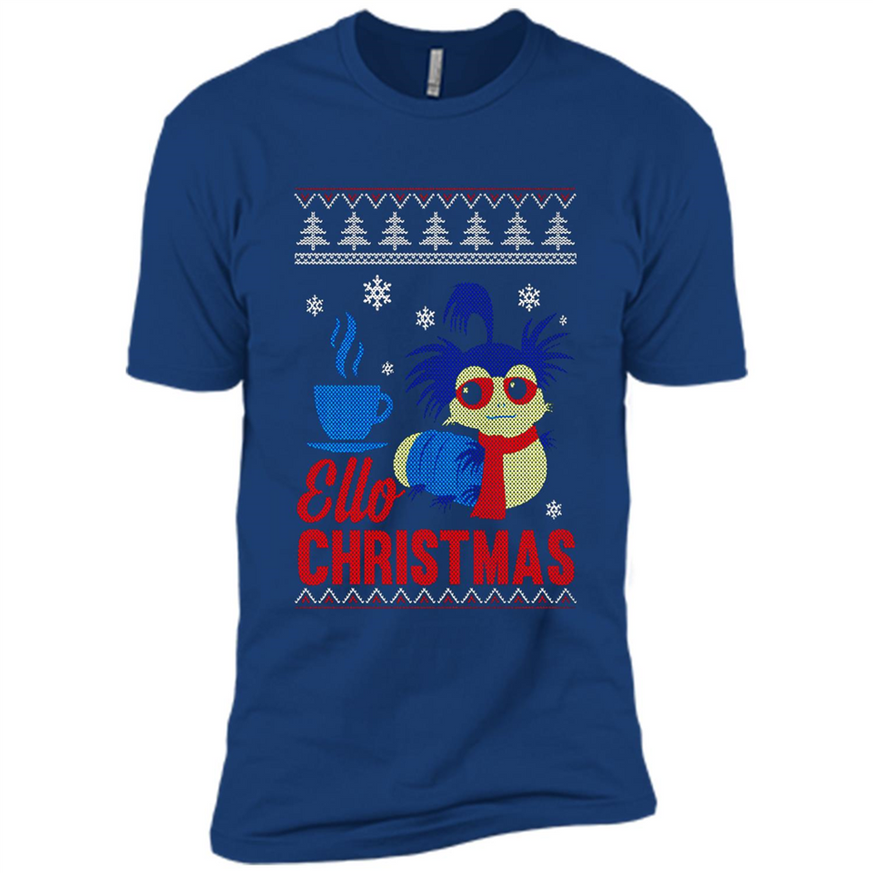 Christmas Ugly Sweater Ello Christmas - Premium Short Sleeve T-Shirt