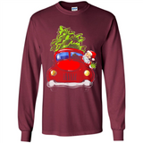 Vintage Santa red Truck Christmas Tree PINGPONG