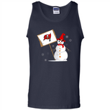 Tampa Bay Buccaneers Snowman Funny